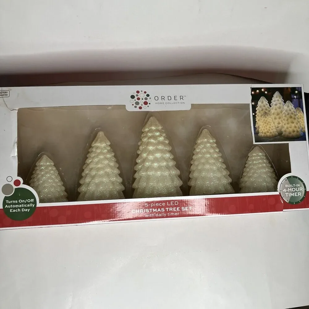 Order Home Collection 5 PC LED Christmas Tree Light Set & Automatic Daily Timer